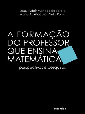 cover image of A formação do professor que ensina matemática